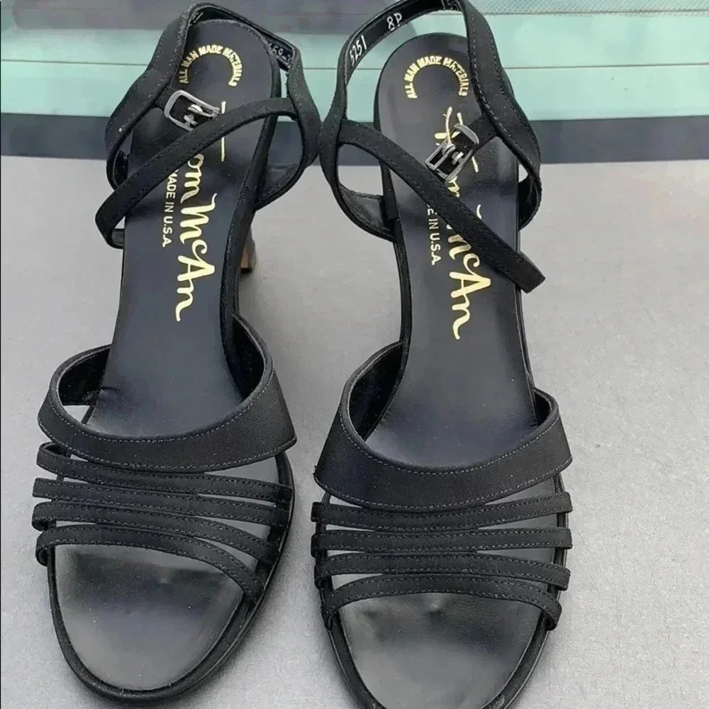 Thom Mcan Ladies Black Heels Size 8